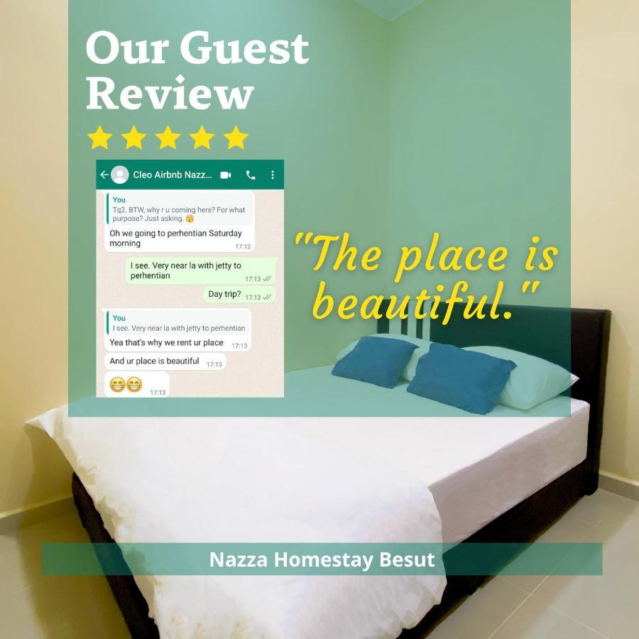 Nazza Homestay Besut With Swimming Pool Kampung Raja Exterior photo